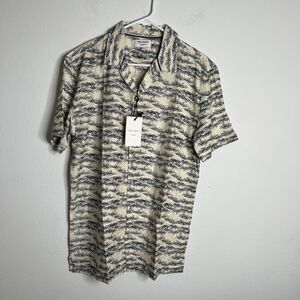 Precedent Los Angeles Men’s Hawaiian Shirt Short-Sleeve Size Large